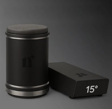 Set de afilador de cuchillos rodante de diamante Sharpenly